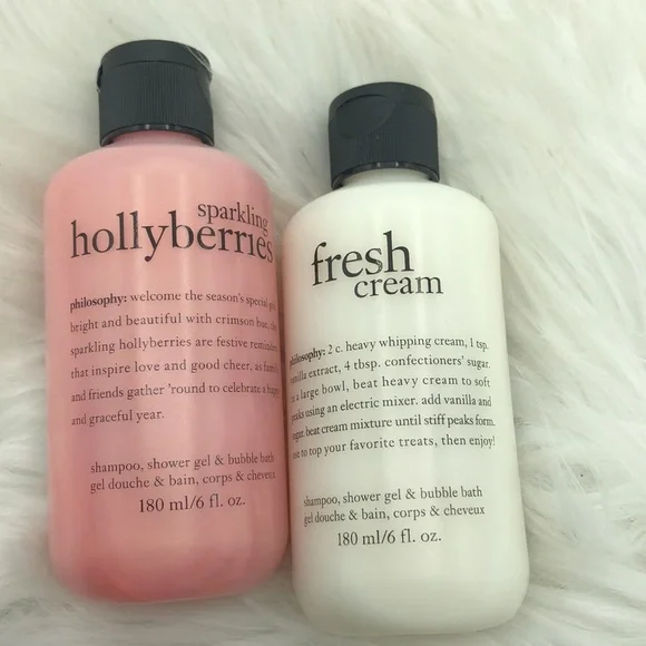 Philosophy 2 Pc Set Includes Sparkling Hollyberries And Fred Cream Both 6 fl oz - Picture 1 of 9